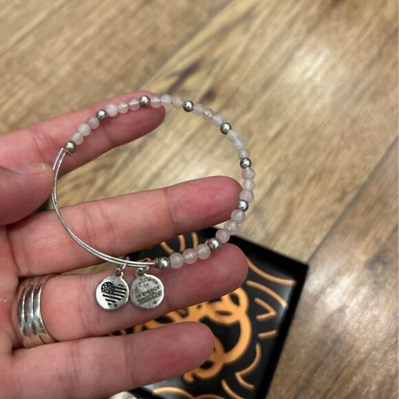 Alex and Ani Energy bracelet in box. Light pink. Excellent condition. - Picture 3 of 7